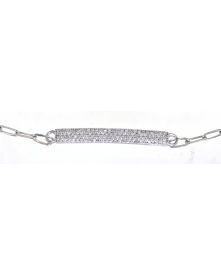 LINK STYLE DIAMOND BRACELET (TB337)