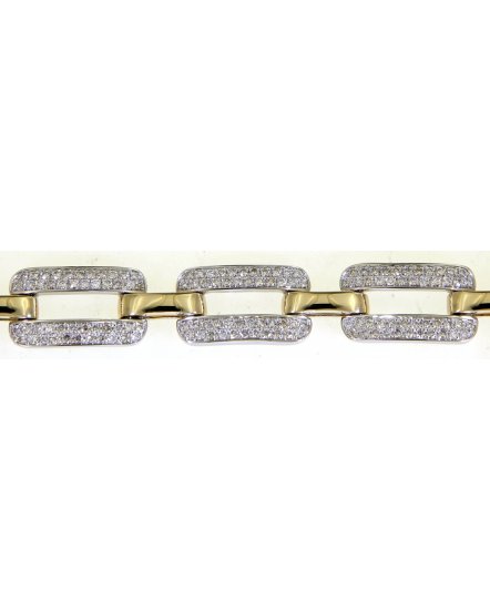 LINK STYLE DIAMOND BRACELET (TB340)