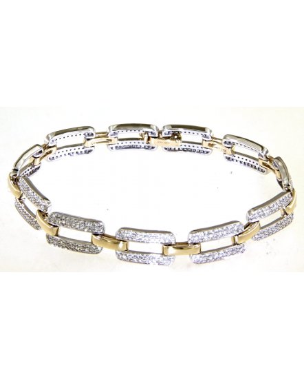 LINK STYLE DIAMOND BRACELET (TB340)