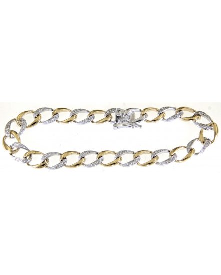 LINK STYLE DIAMOND BRACELET (TB346)