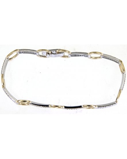 LINK STYLE DIAMOND BRACELET (TB349)
