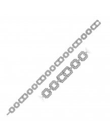 LINK STYLE DIAMOND BRACELET (TB352)