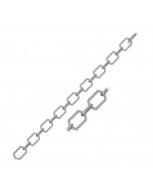 LINK STYLE DIAMOND BRACELET (TB353)