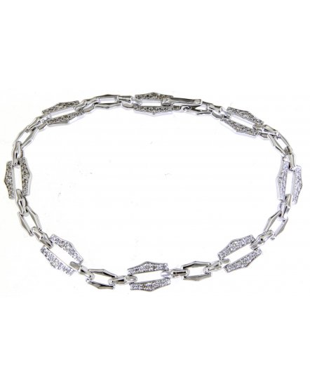 LINK STYLE DIAMOND BRACELET (TB365)