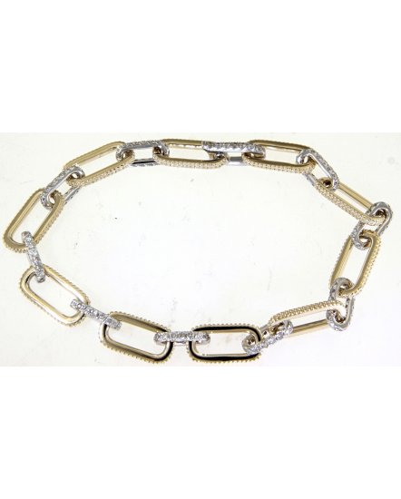 LINK STYLE DIAMOND BRACELET (TB369)