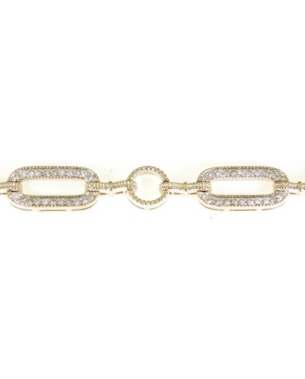 LINK STYLE DIAMOND BRACELET (TB370)