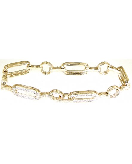 LINK STYLE DIAMOND BRACELET (TB370)