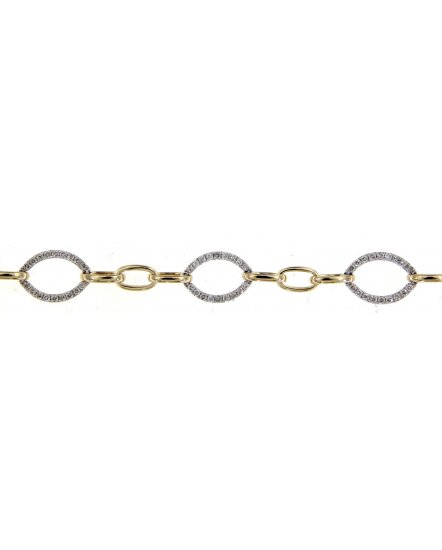 LINK STYLE DIAMOND BRACELET (TB377)