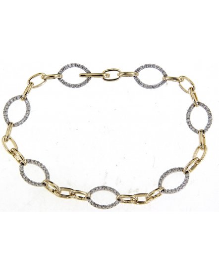 LINK STYLE DIAMOND BRACELET (TB377)