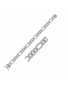 LINK STYLE DIAMOND BRACELET (TB379)