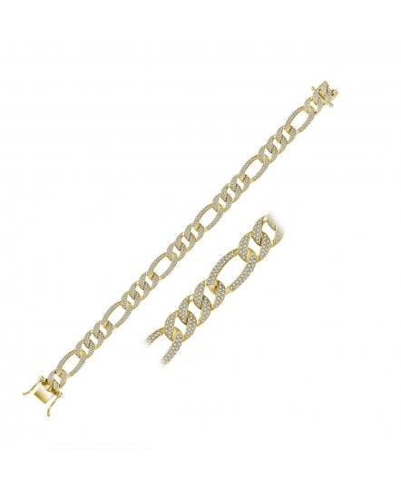 LINK STYLE DIAMOND BRACELET (TB379)