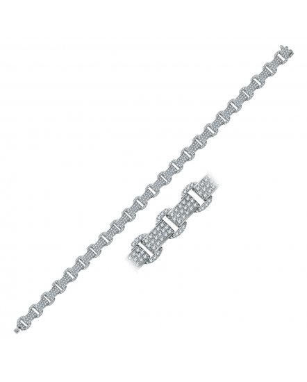 LINK STYLE DIAMOND BRACELET (TB403)