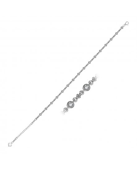 ROUND DIAMOND BY THE YARD BRACELET (TB407)