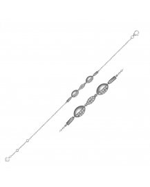 MARQUISE STYLE DIAMOND BRACELET (TB424)