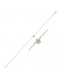 FLORAL STYLE DIAMOND BRACELET (TB433)