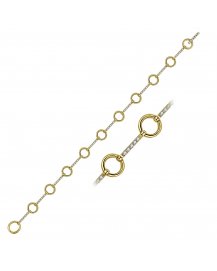 LINK STYLE DIAMOND BRACELET (TB435)