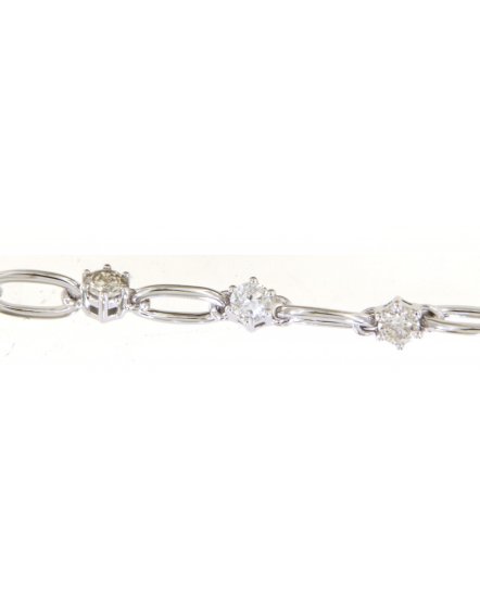 LINK STYLE DIAMOND BRACELET (TB462)