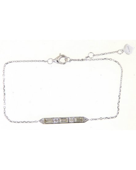 BAGUETTE DIAMOND BRACELET (TB471)