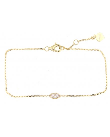MARQUISE SOLITAIRE DIAMOND BRACELET (TB479)