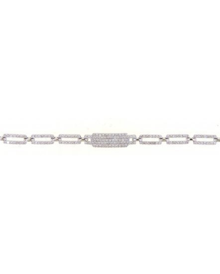 LINK STYLE DIAMOND BRACELET (TB486)