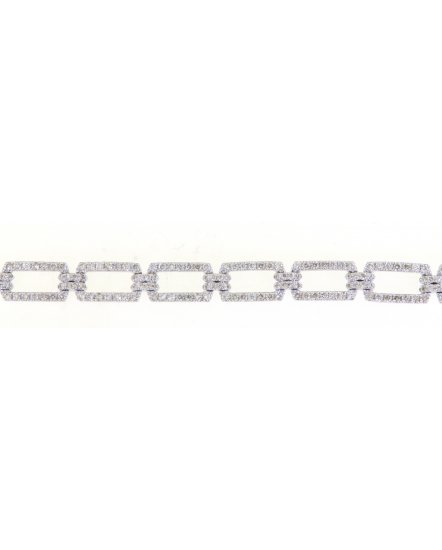 LINK STYLE DIAMOND BRACELET (TB487)