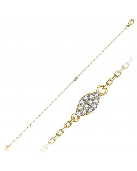 MARQUISE STYLE DIAMOND BRACELET (TB498)