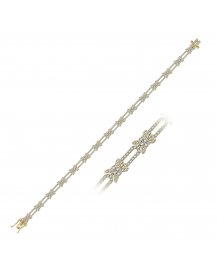 LEAF STYLE DIAMOND BRACELET (TB505)