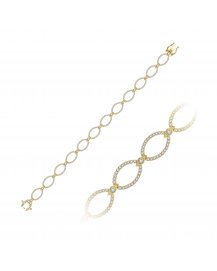 LINK STYLE DIAMOND BRACELET (TB508)