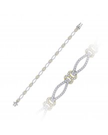 LINK STYLE DIAMOND BRACELET (TB509)