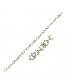 LINK STYLE DIAMOND BRACELET (TB514)