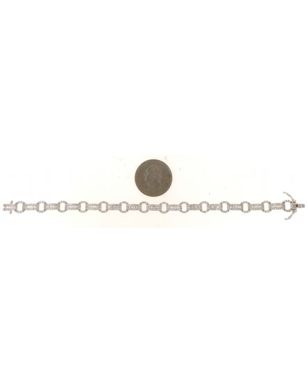 BAGUETTE DIAMOND BRACELET (TB529)