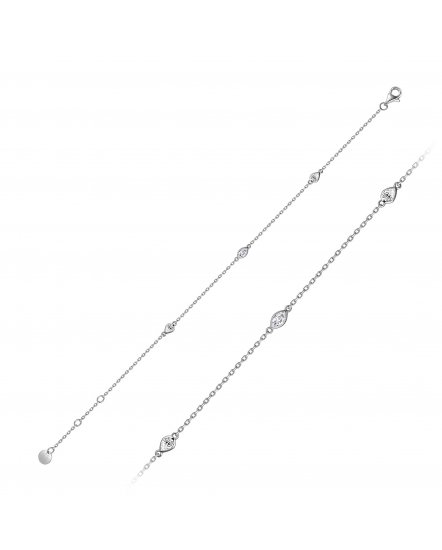 BEZEL DIAMOND BY THE YARD BRACELET (TB539)
