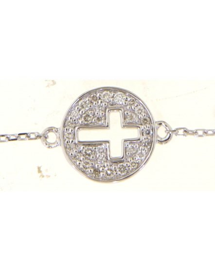 CROSS DIAMOND BRACELET (TB540)