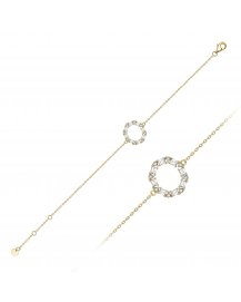 OVAL STYLE BAGUETTE DIAMOND BRACELET (TB548)