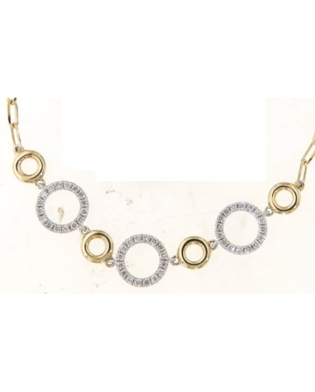 LINK STYLE DIAMOND BRACELET (TB550)