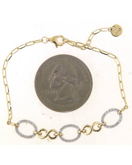 LINK STYLE DIAMOND BRACELET (TB551)