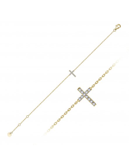 CROSS DIAMOND BRACELET (TB556)