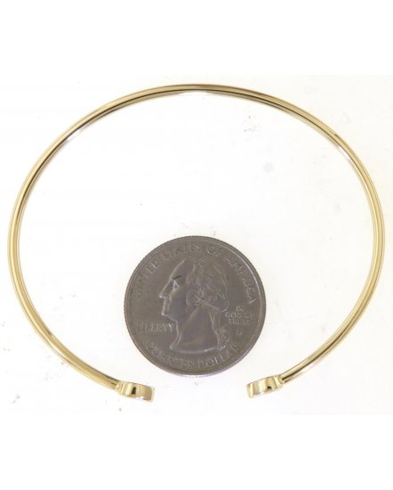 PEAR DIAMOND CUFF STYLE BANGLE BRACELET (TB563)