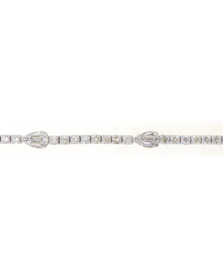 BAGUETTE DIAMOND BRACELET (TB585)