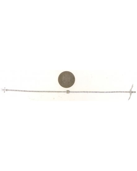 BAGUETTE DIAMOND BRACELET (TB587)