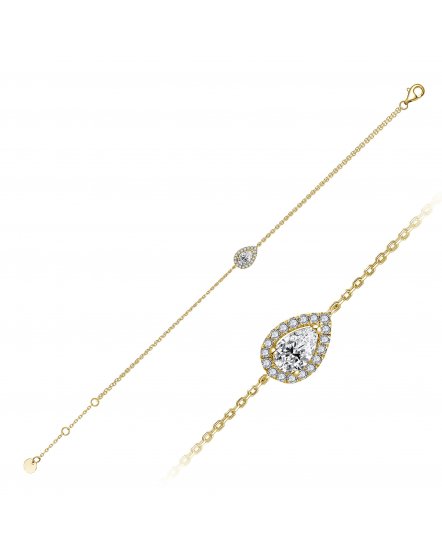PEAR DIAMOND BRACELET (TB588)