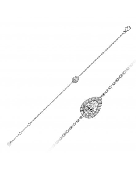 PEAR DIAMOND BRACELET (TB588)