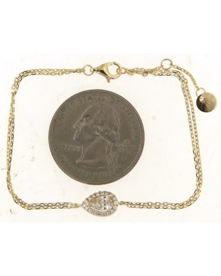 PEAR DIAMOND BRACELET (TB588)
