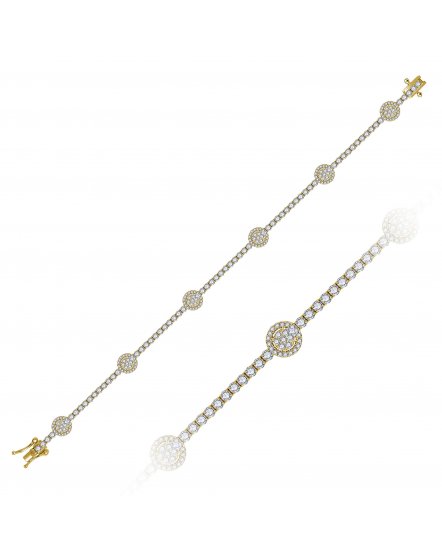 ROUND DIAMOND BRACELET (TB591)