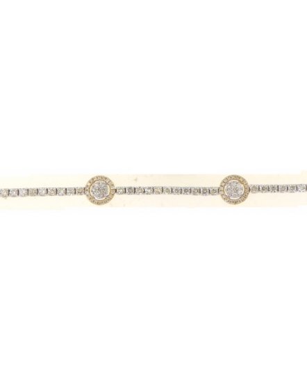 ROUND DIAMOND BRACELET (TB591)