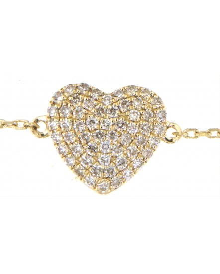 HEART SHAPE DIAMOND BRACELET (TB592)