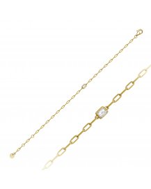 BAGUETTE  SOLITAIRE DIAMOND BRACELET (TB599)