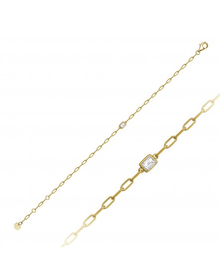 BAGUETTE  SOLITAIRE DIAMOND BRACELET (TB599)