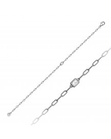 BAGUETTE  SOLITAIRE DIAMOND BRACELET (TB599)