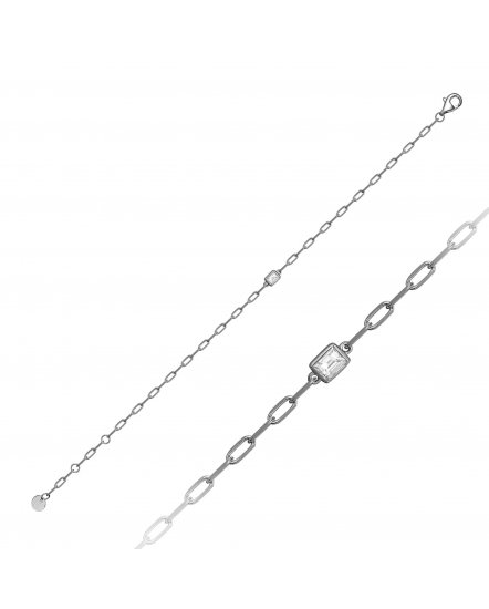 BAGUETTE  SOLITAIRE DIAMOND BRACELET (TB599)